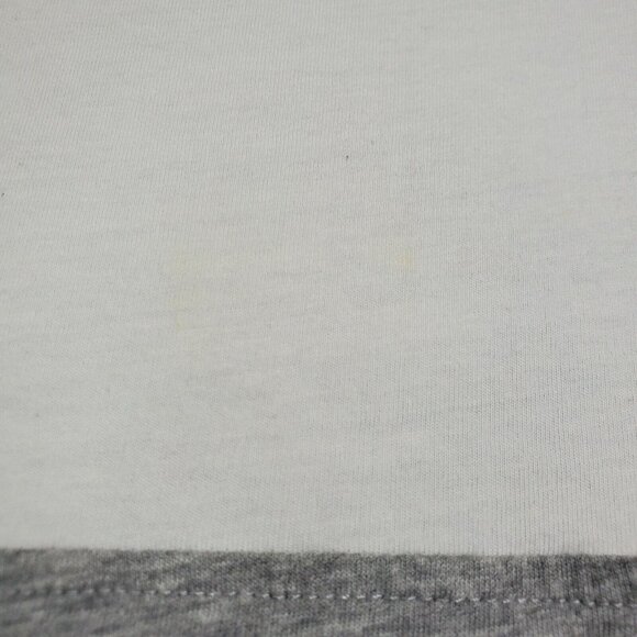 Forever 21 Mens Crew Neck Short Sleeve Tshirt White Gray Size M - Picture 8 of 12